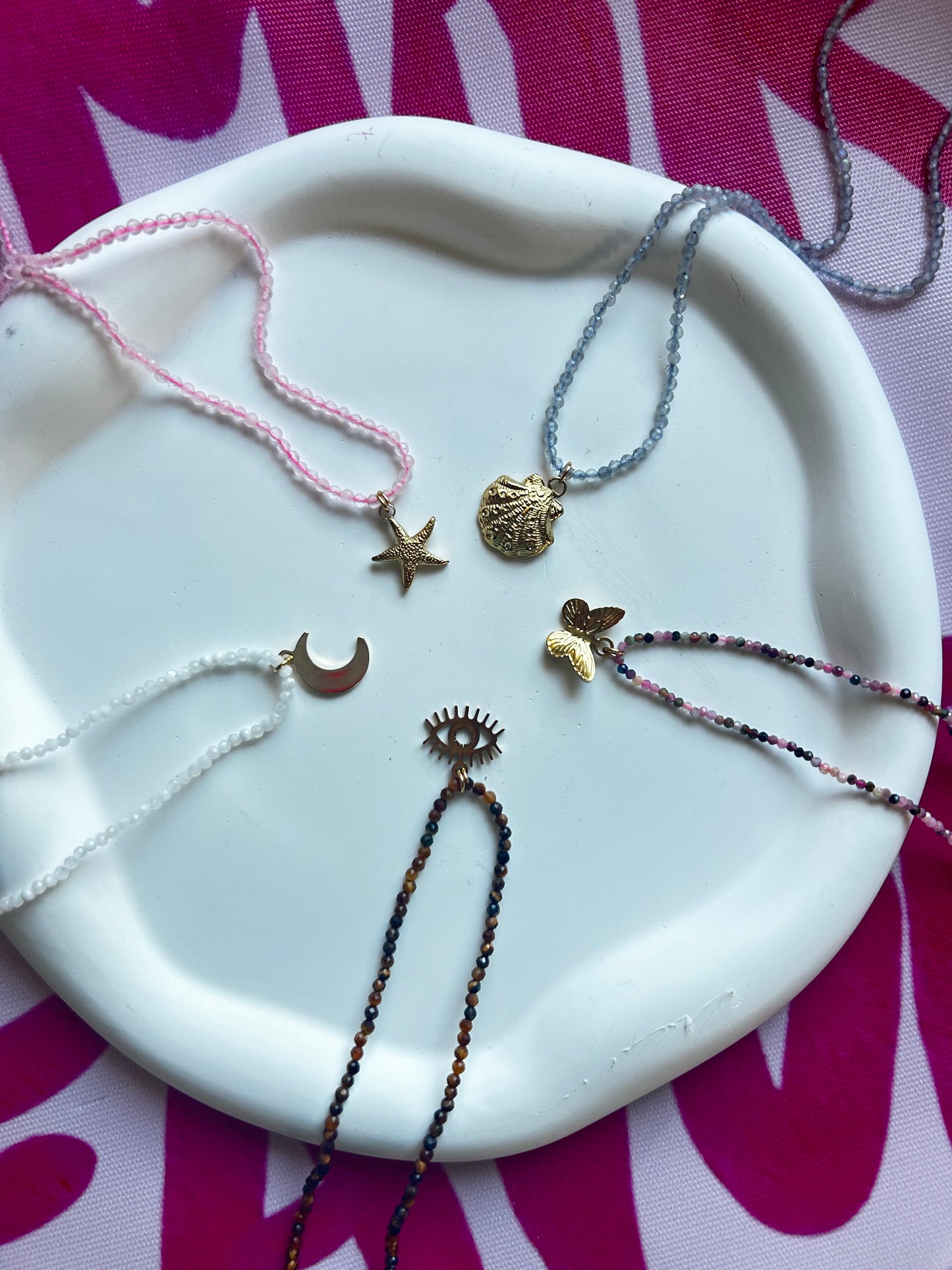 collier pierres Pénélope
