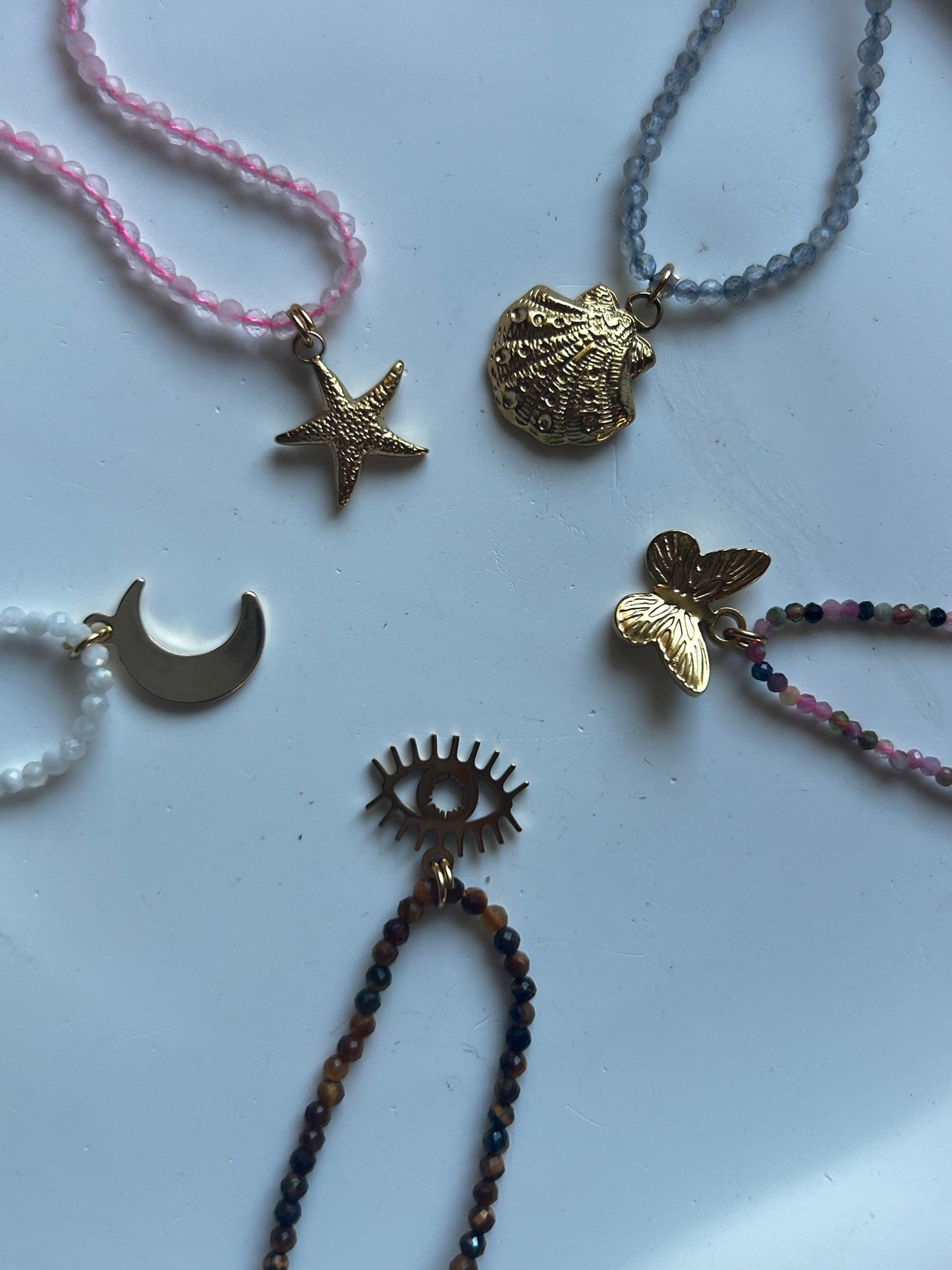 collier pierres Pénélope