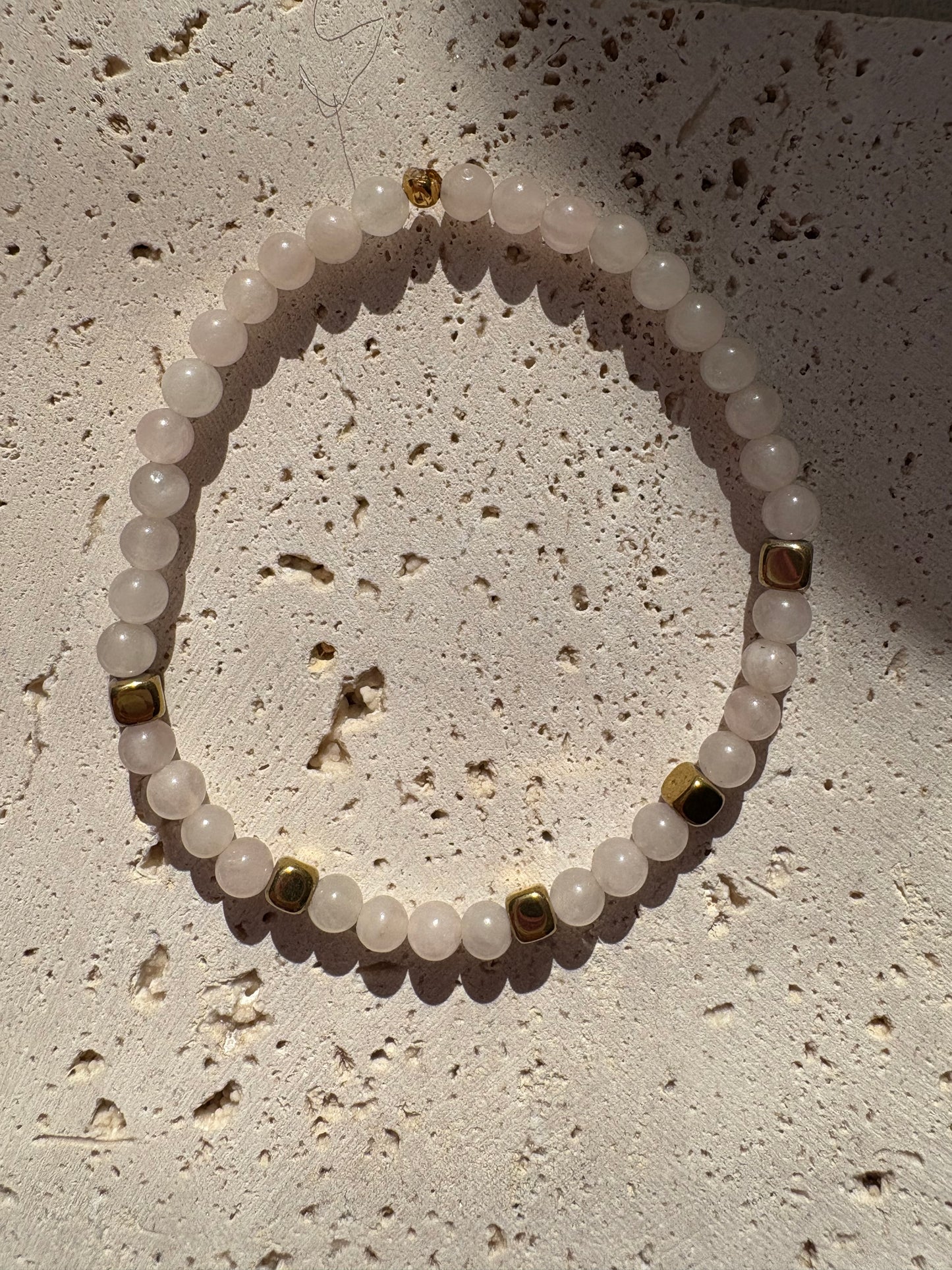 Bracelet quartz rose
