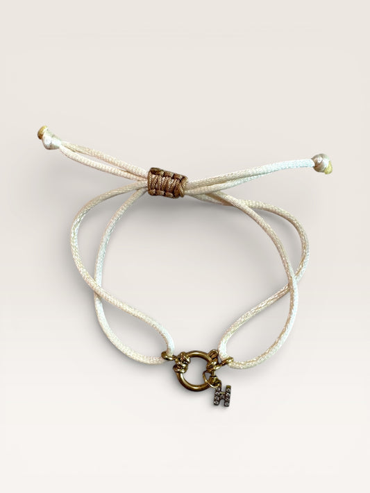 Bracelet cordon initiale – Collection Pour Toi