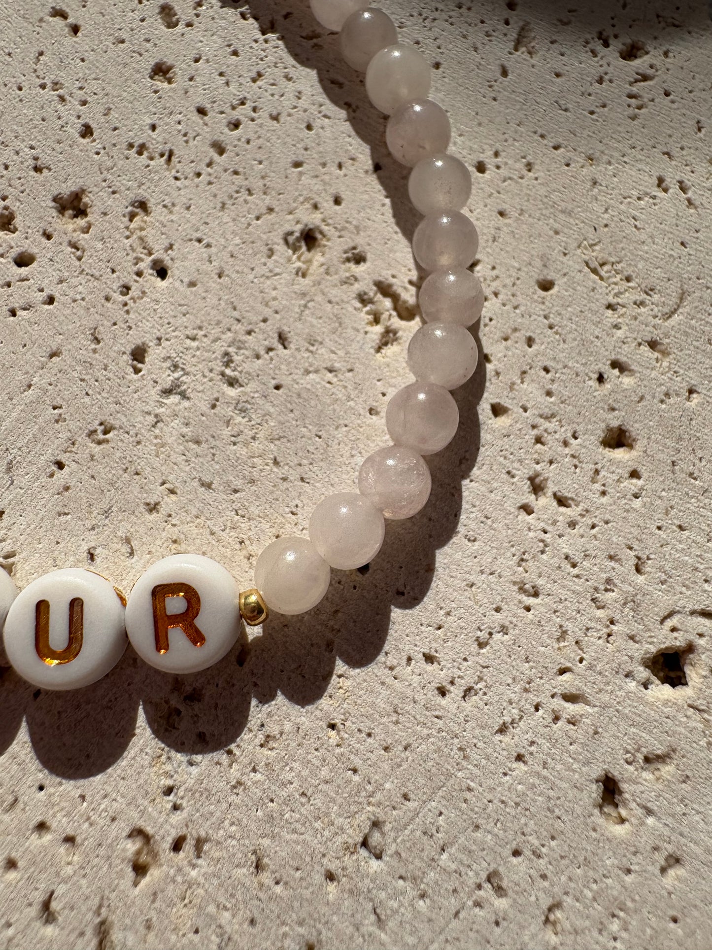 Bracelet quartz rose