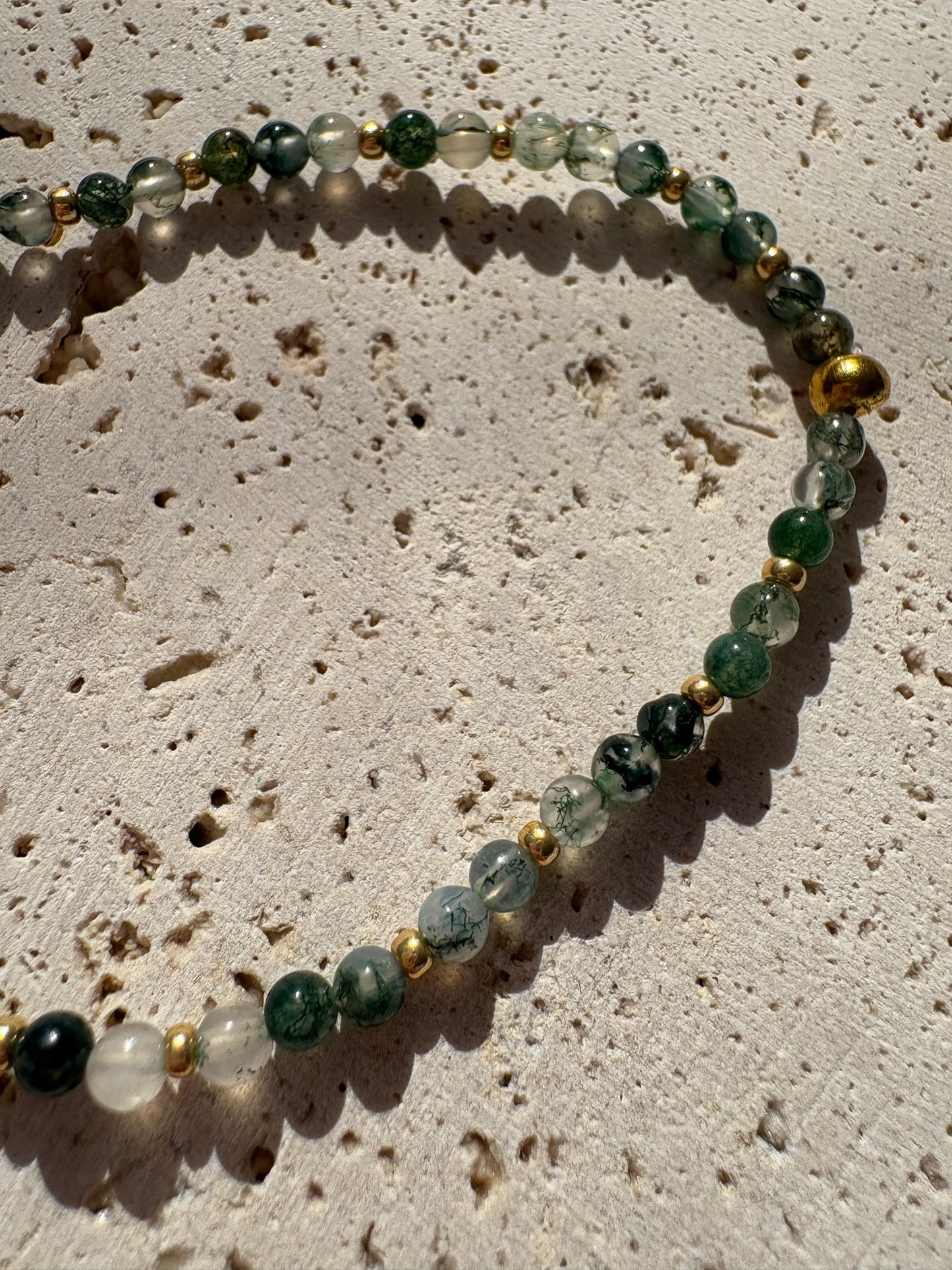 Bracelet agate mousse Sabrina