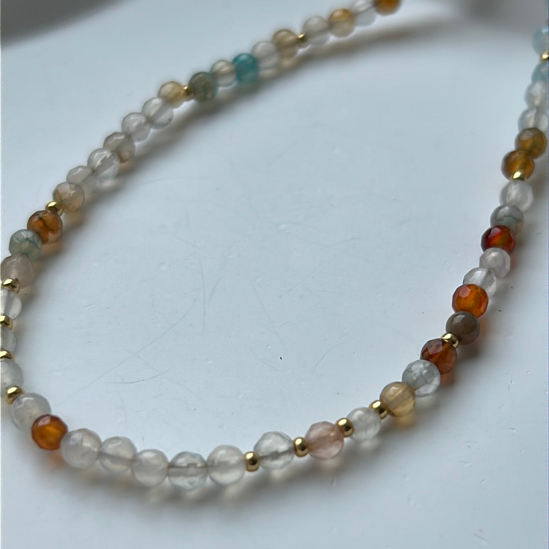 Collier agate
