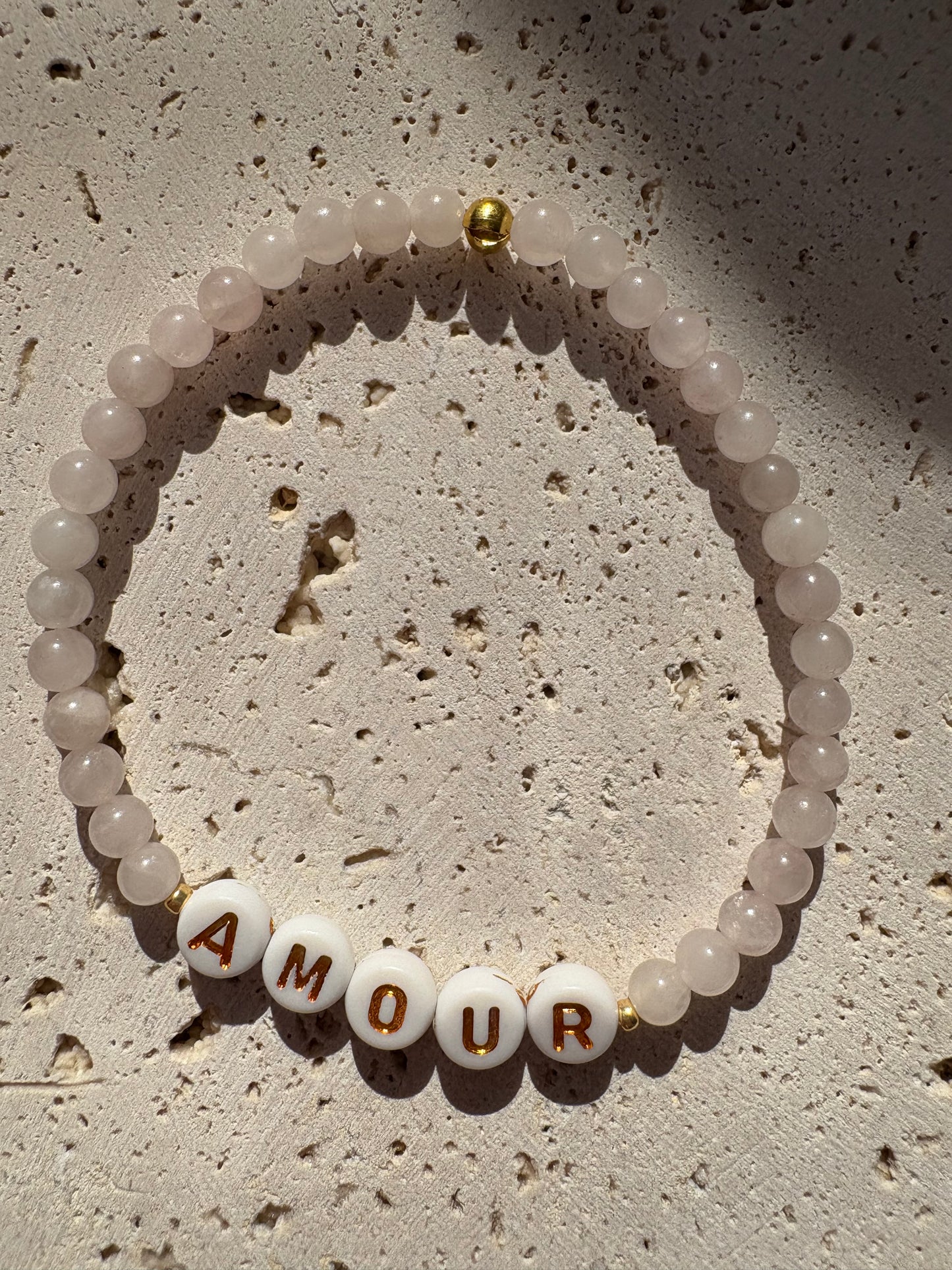Bracelet quartz rose