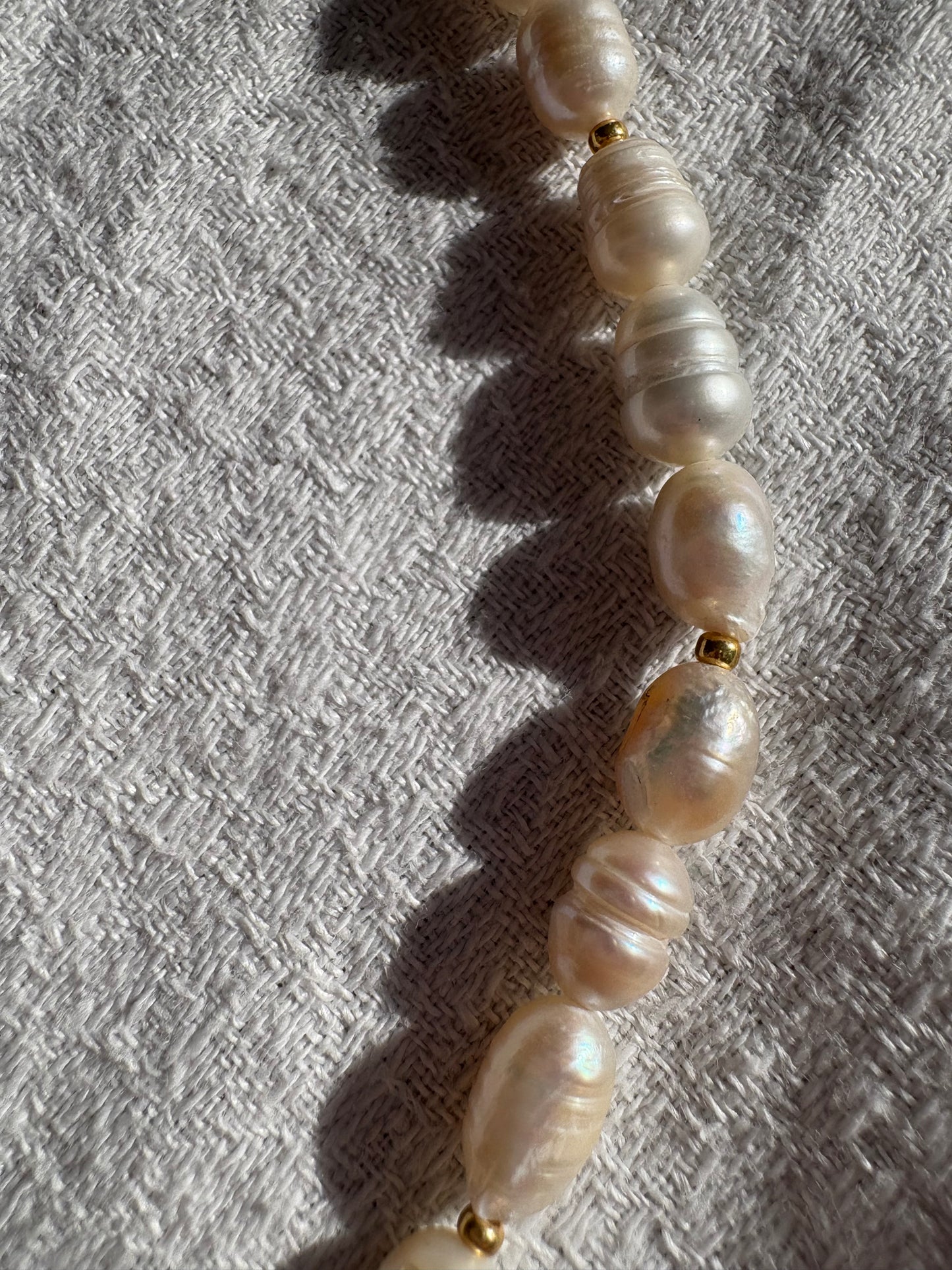 Colliers en Perles d’Eau Douce & Acier Inoxydable