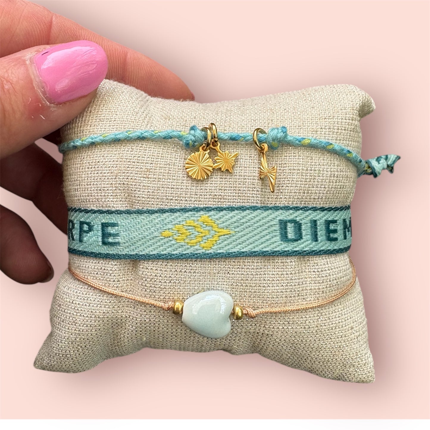 Trio de bracelets – “carpe diem”