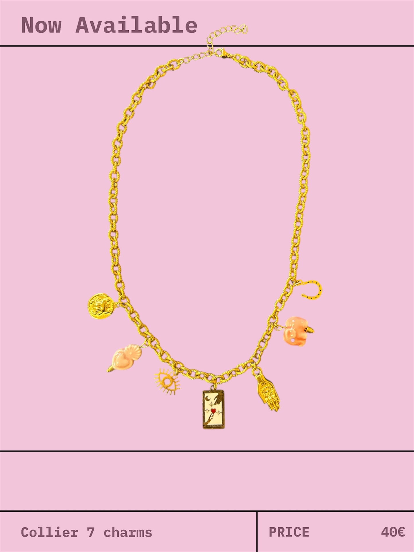 Collier charms