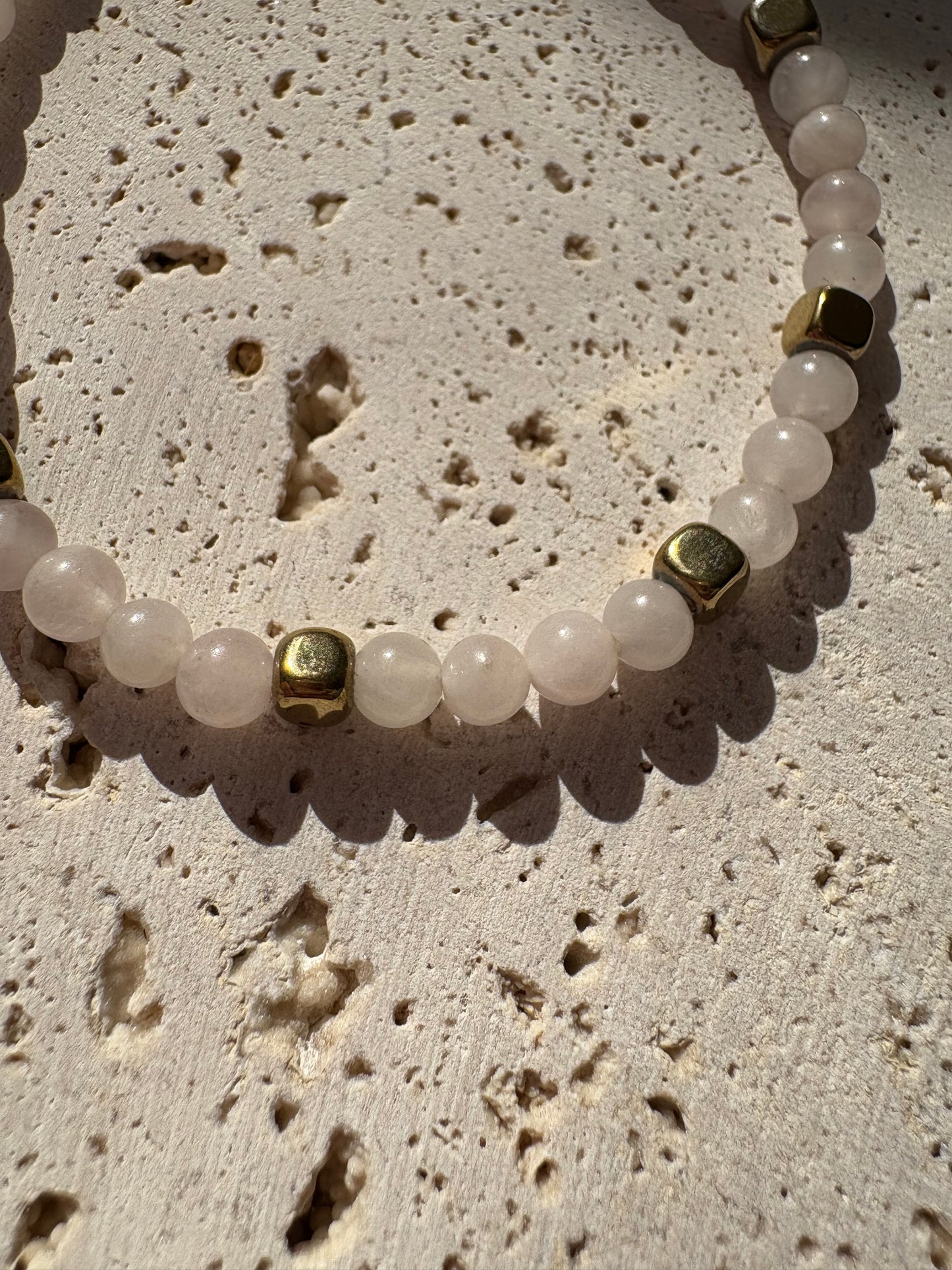 Bracelet quartz rose