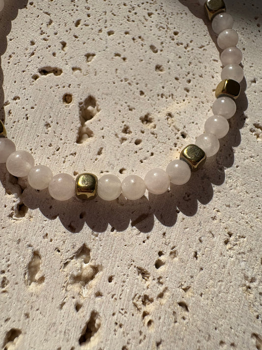 Bracelet quartz rose