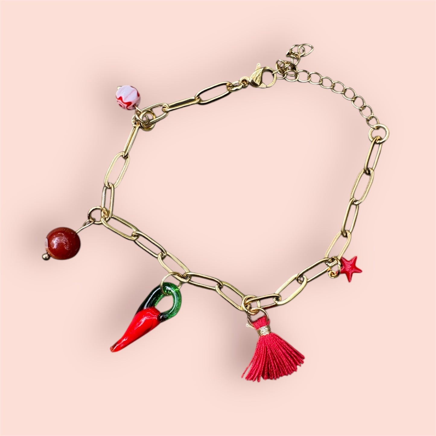 Bracelet CHARMS RED – Pour les audacieuses
