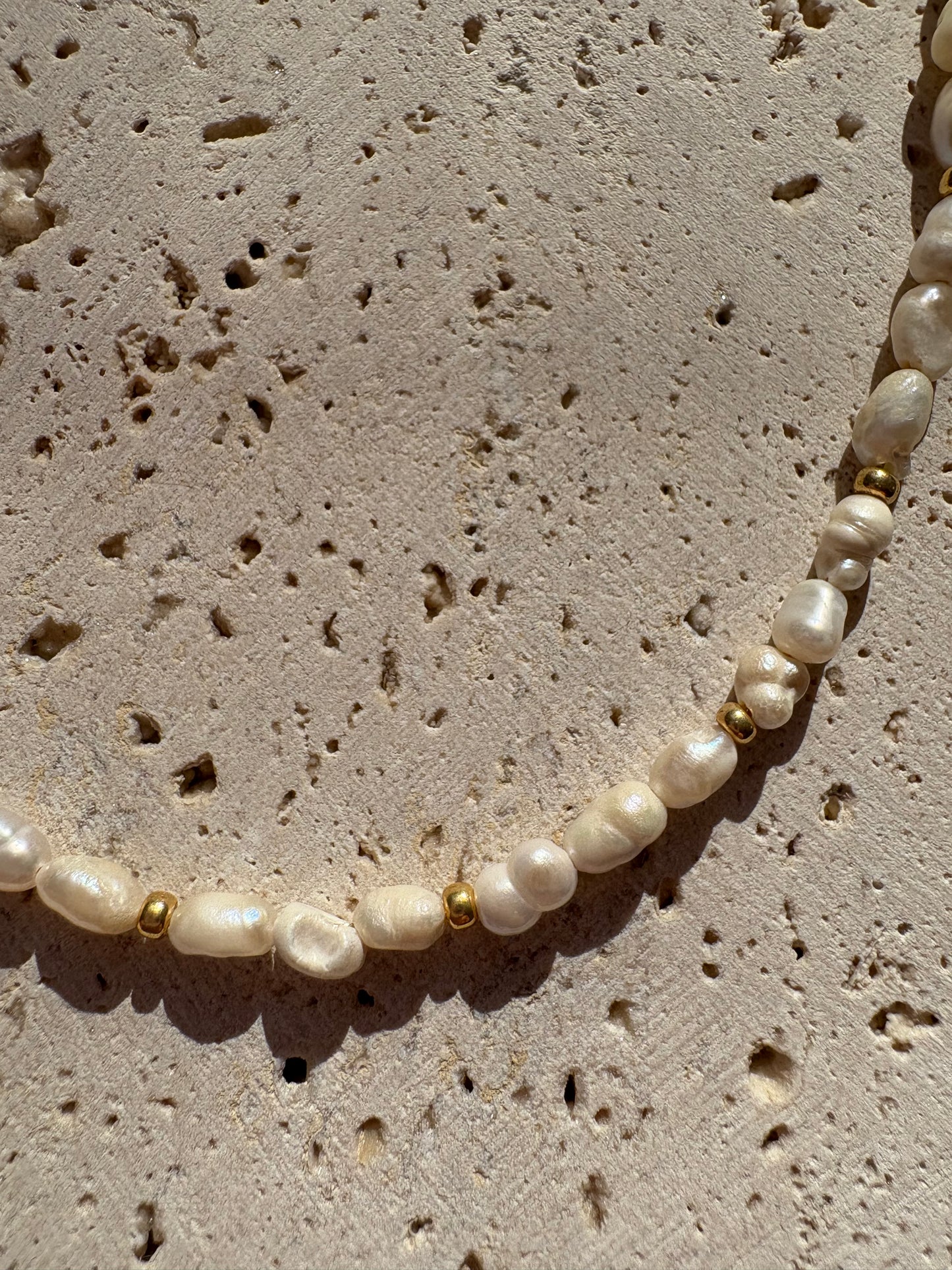Colliers en Perles d’Eau Douce & Acier Inoxydable