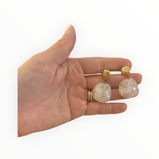 Boucles d’Oreilles Naya - acier inoxydable