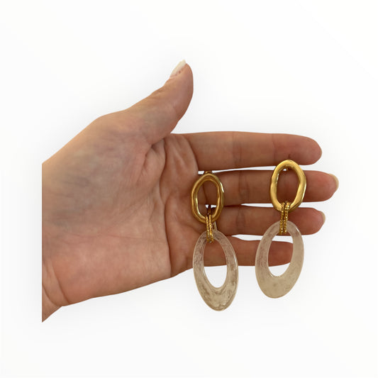 Boucles d’Oreilles Aria - acier inoxydable