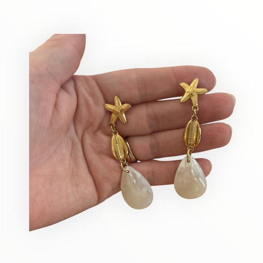 Boucles d’Oreilles “Oceana” - acier inoxydable