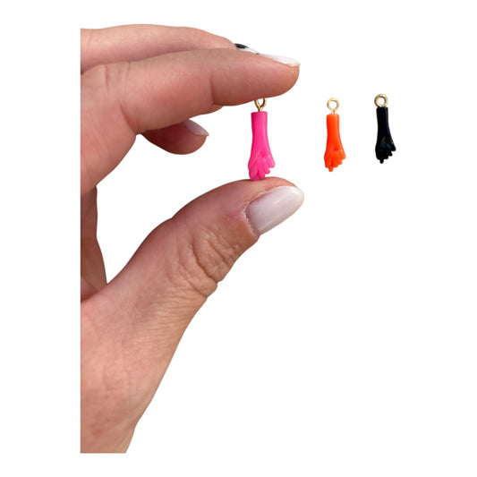 Charm Main Colorée – Rose, Orange ou Noir