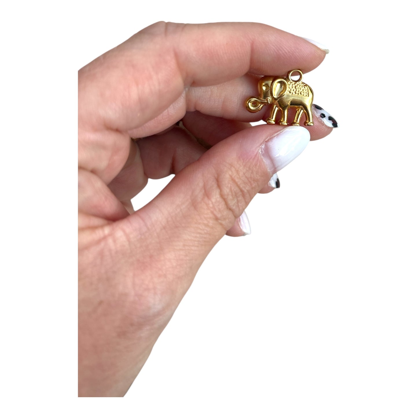 Charm Éléphant Doré – Symbole de sagesse et de chance
