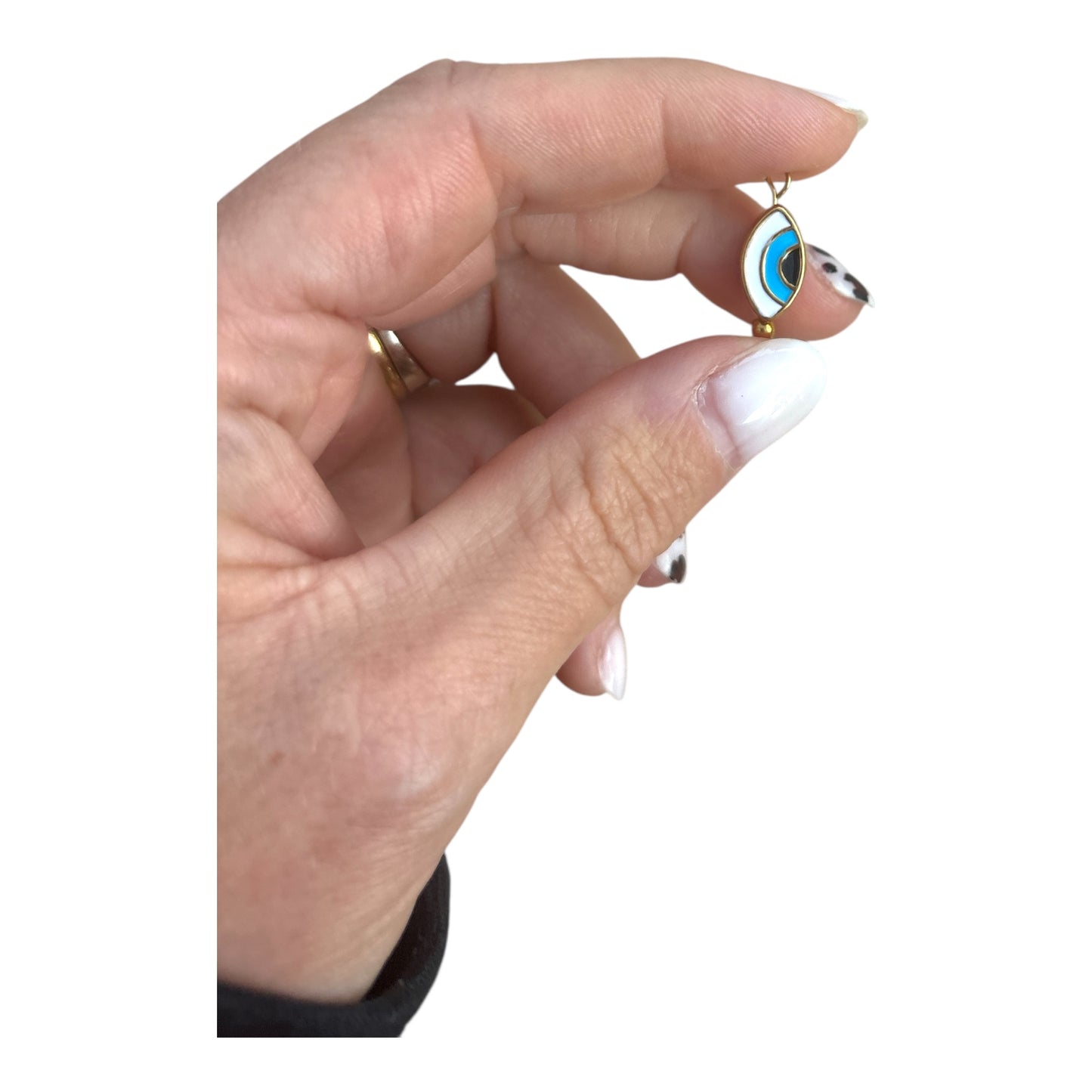 🧿 Charm Œil Bleu – Symbole de protection et d’énergie positive