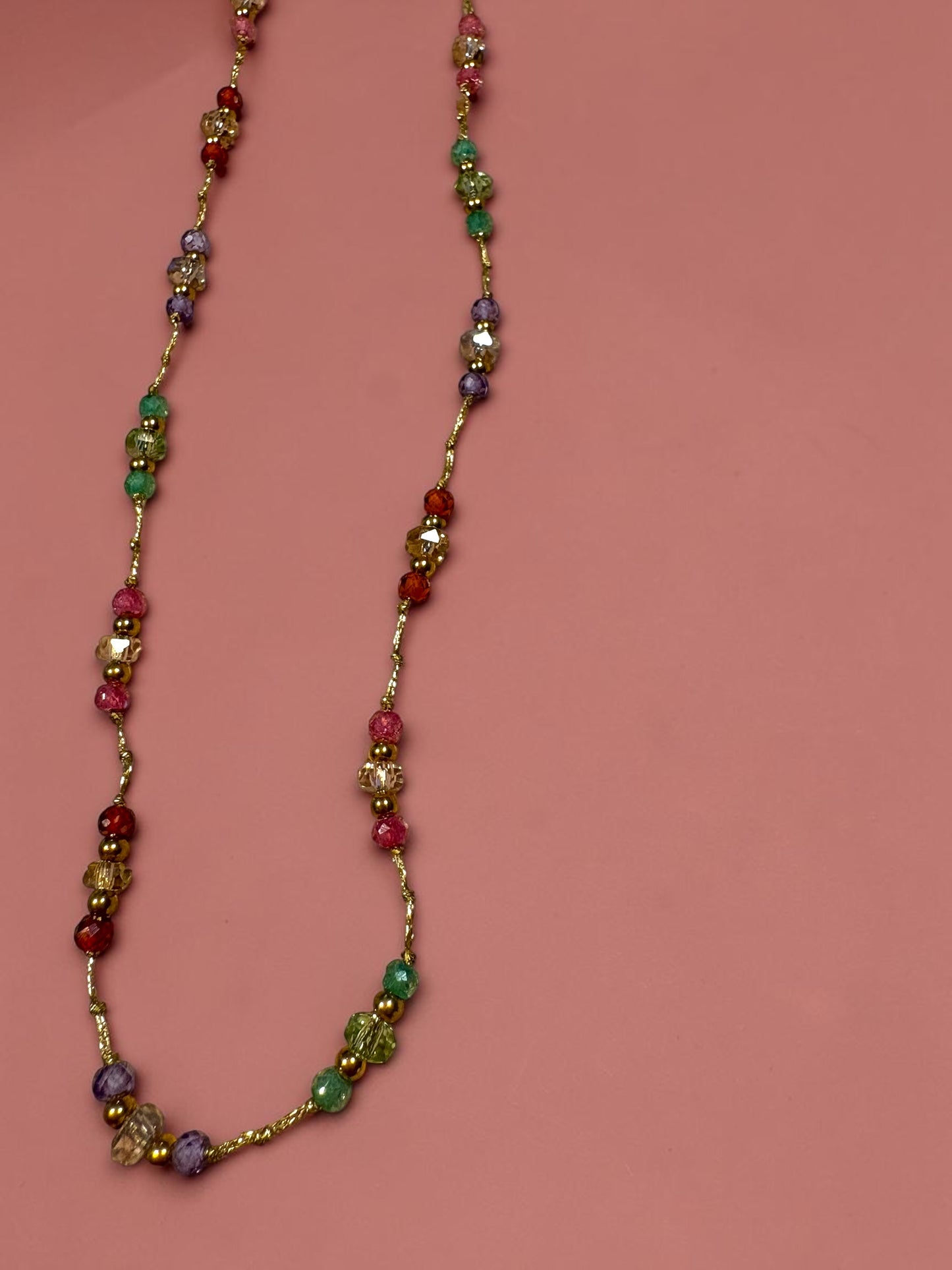 Collier Rainbow – Perles Multicolores