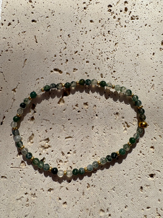 Bracelet agate mousse Sabrina