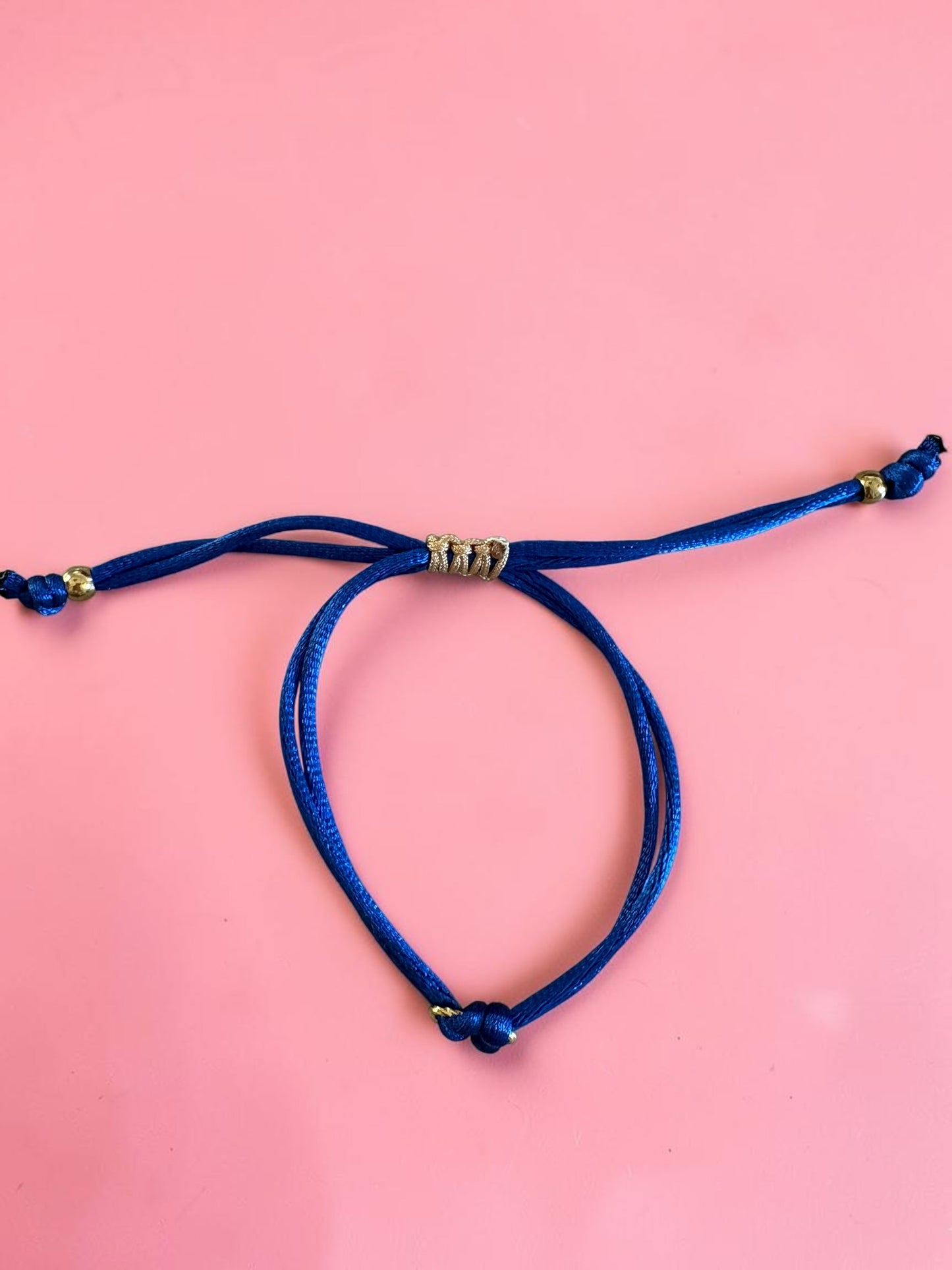 Bracelet Cordon Satiné & Acier Inoxydable 🌟