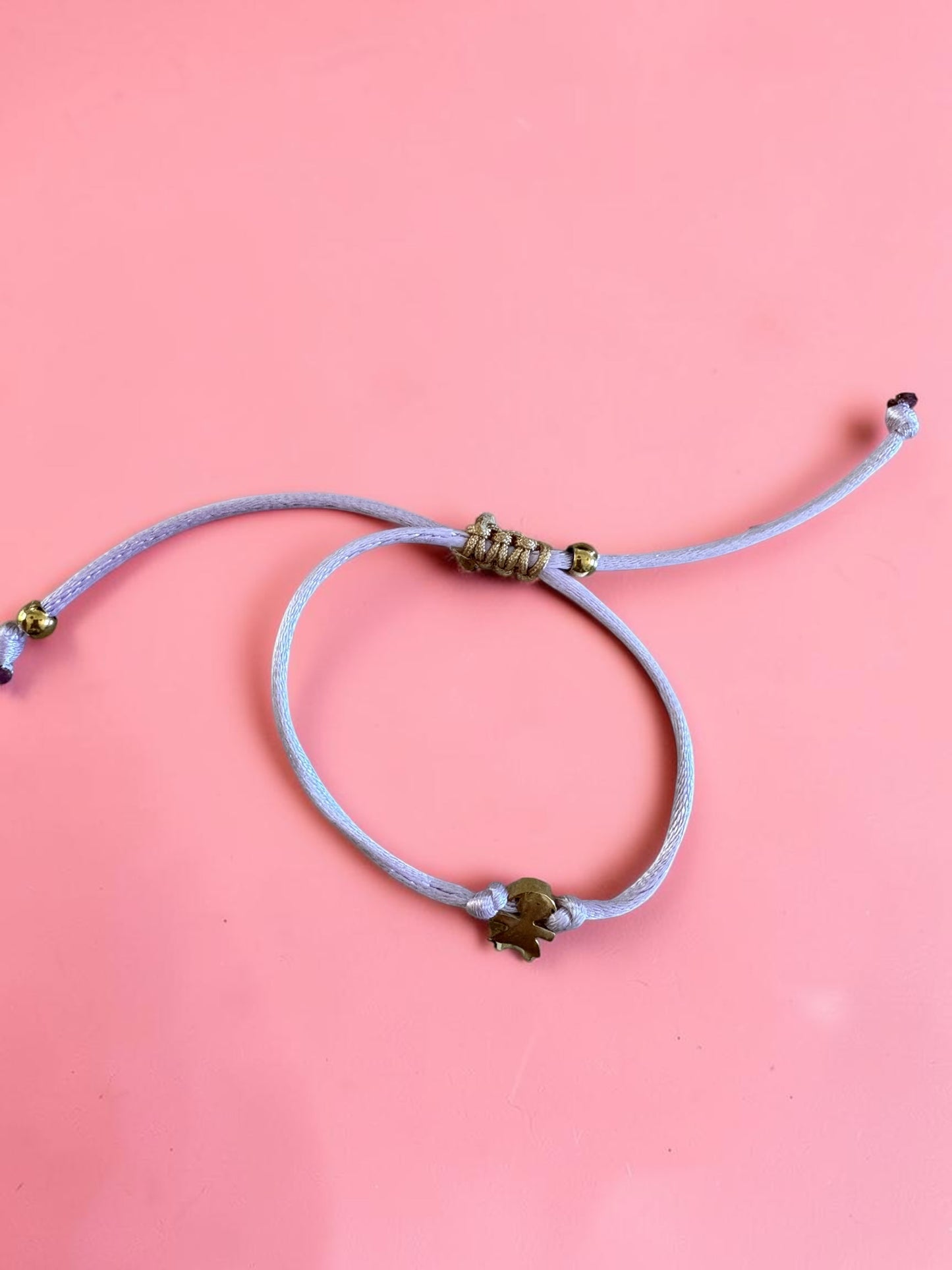 Bracelet Cordon Satiné & Acier Inoxydable 🌟
