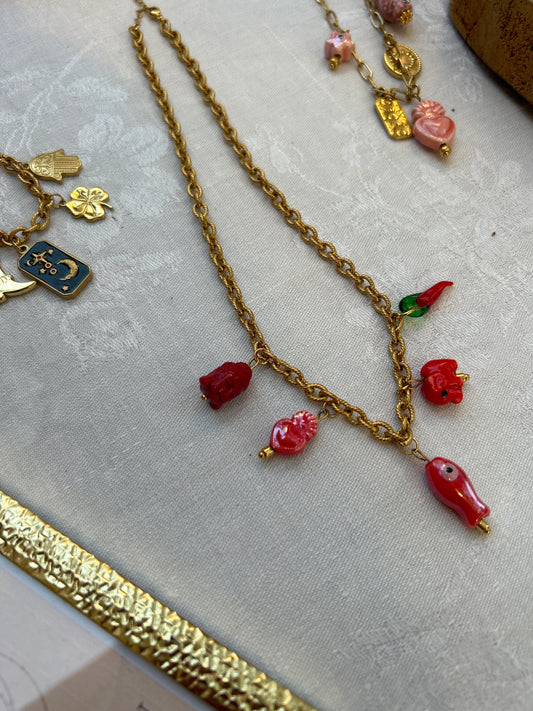 Collier charms