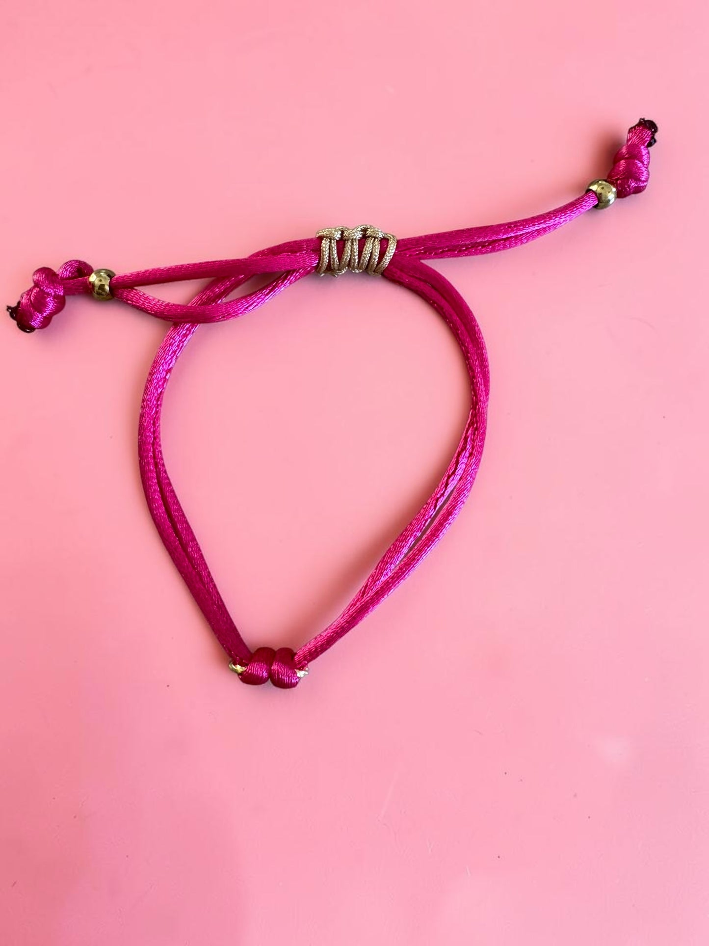 Bracelet Cordon Satiné & Acier Inoxydable 🌟