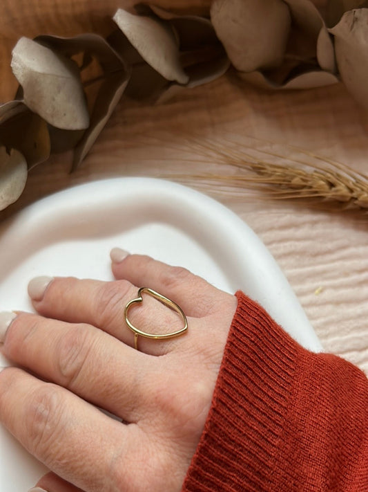 Bague coeur