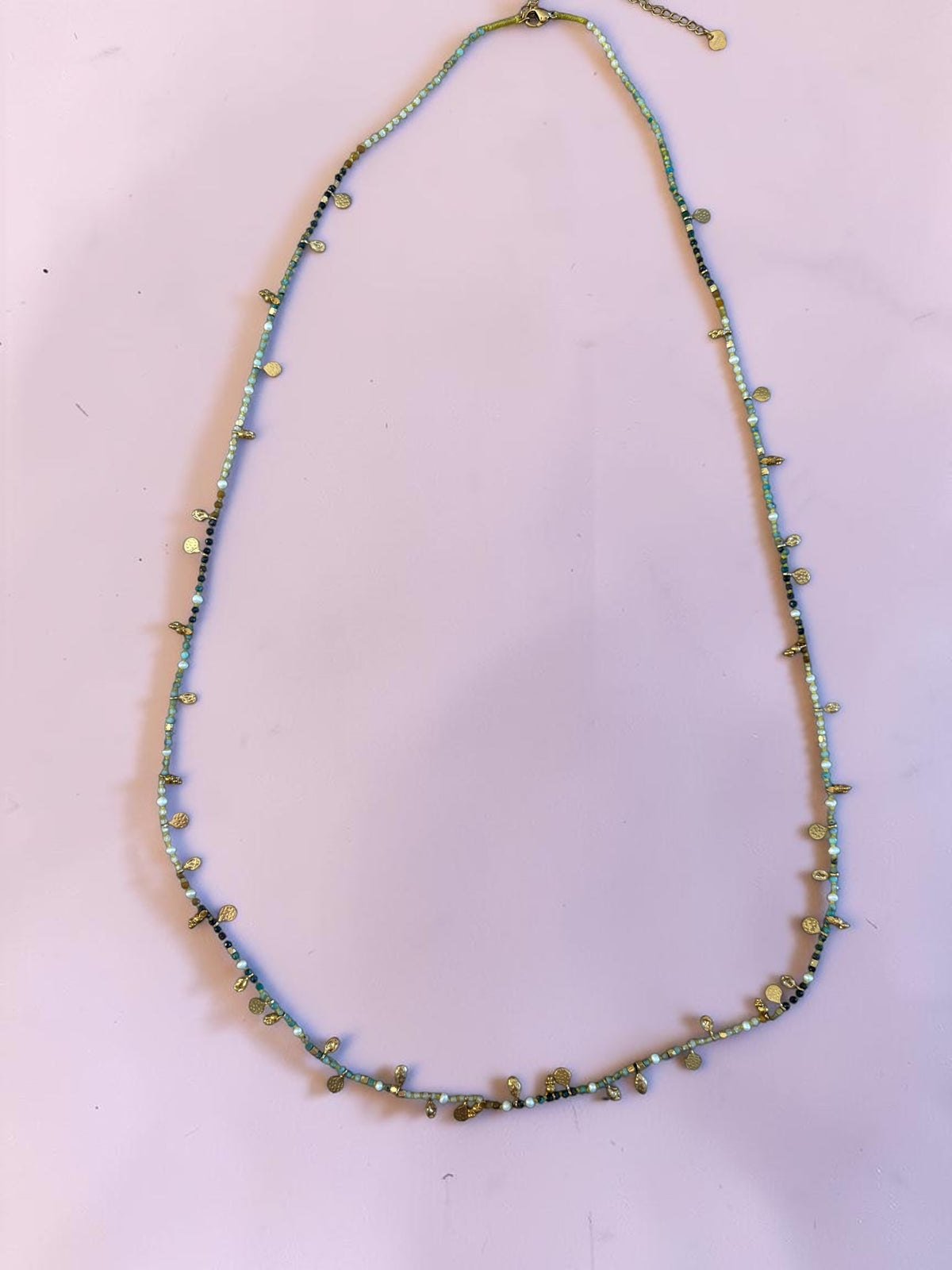 Sautoir  aqua