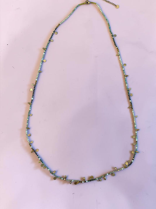 Sautoir  aqua