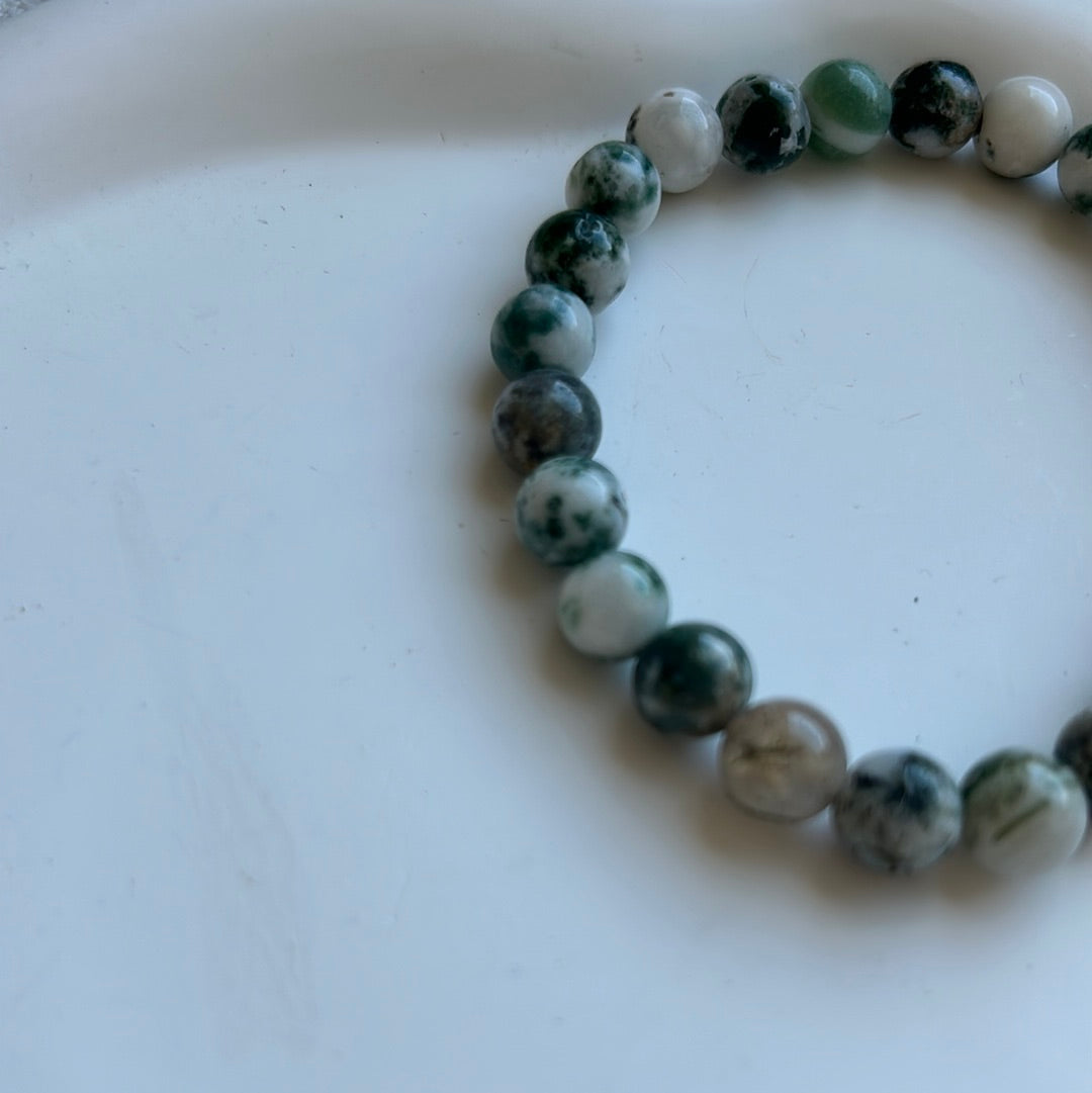 Bracelet agate arbre