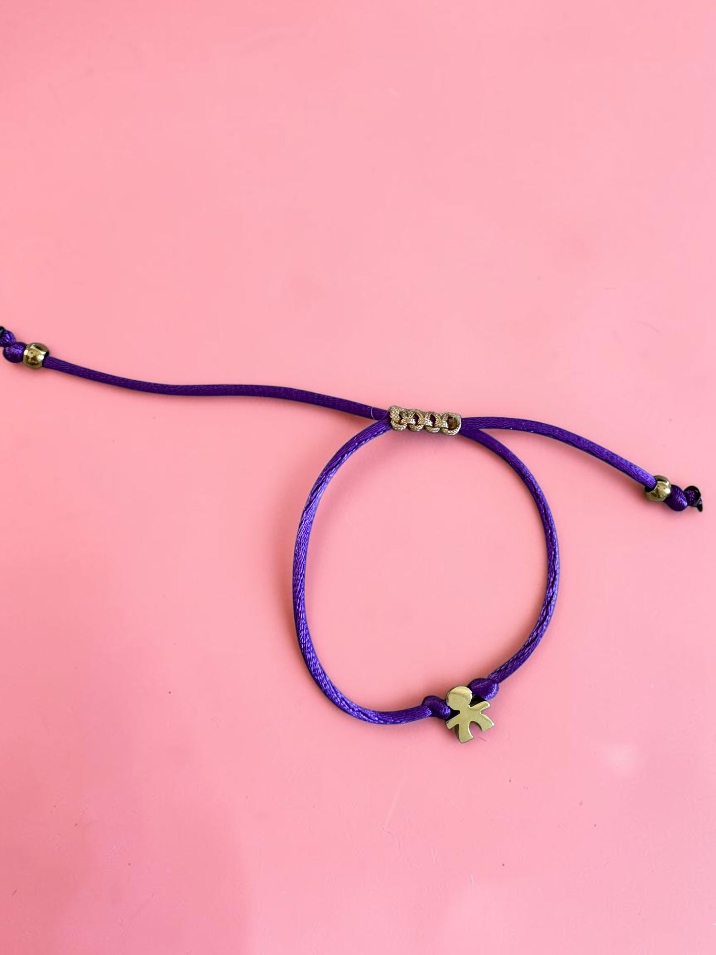 Bracelet Cordon Satiné & Acier Inoxydable 🌟