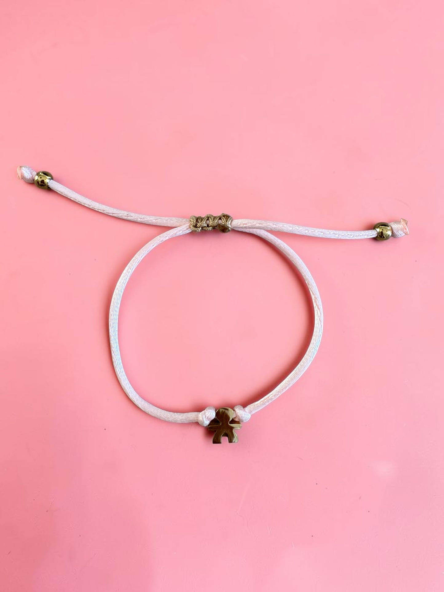 Bracelet Cordon Satiné & Acier Inoxydable 🌟