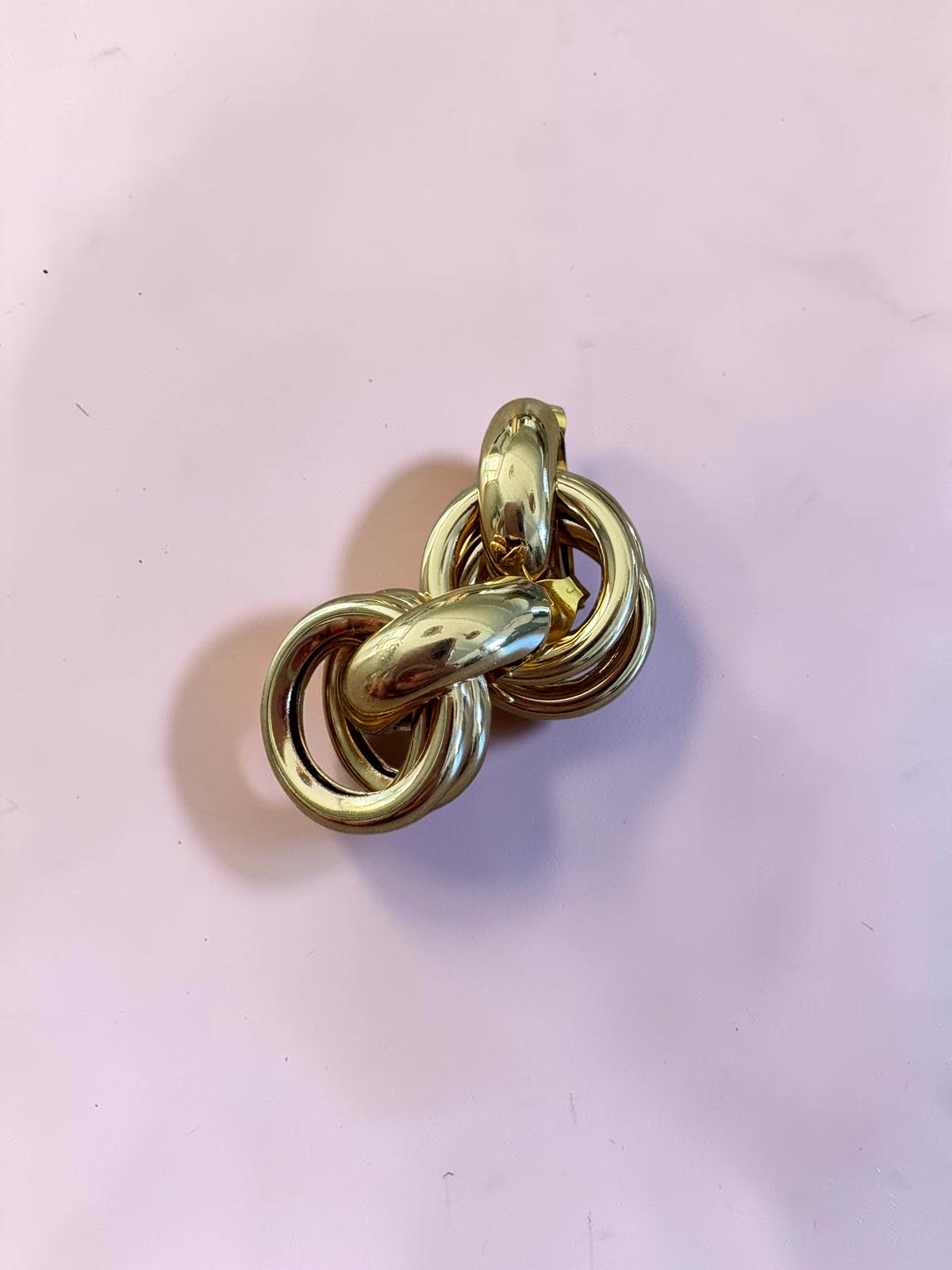 Boucles d’oreilles dorées