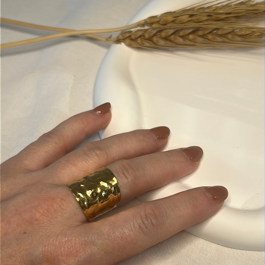 Bague martelé Chloé