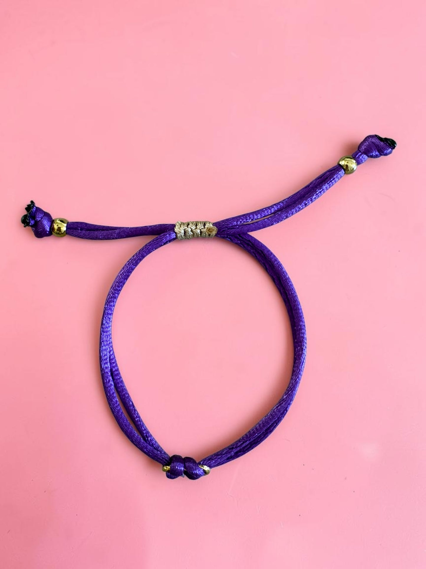 Bracelet Cordon Satiné & Acier Inoxydable 🌟