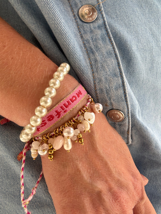 Bracelets Tressés avec Breloques et Pierres Naturelles