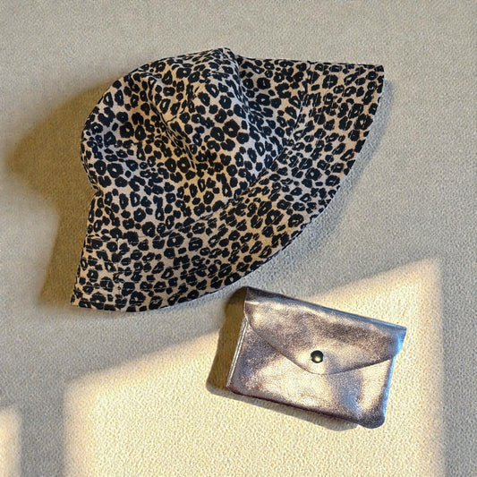 Duo – Bob Léopard + Porte-monnaie Métallisé