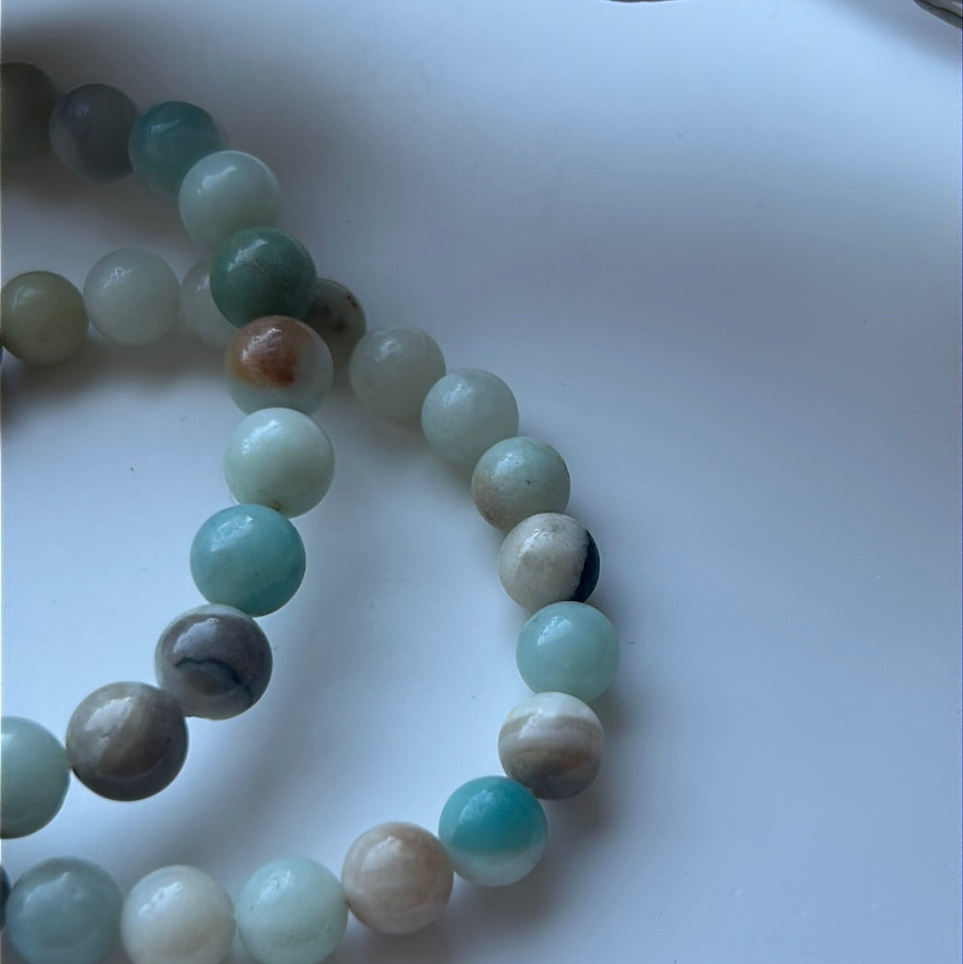 Bracelet amazonite multicolore