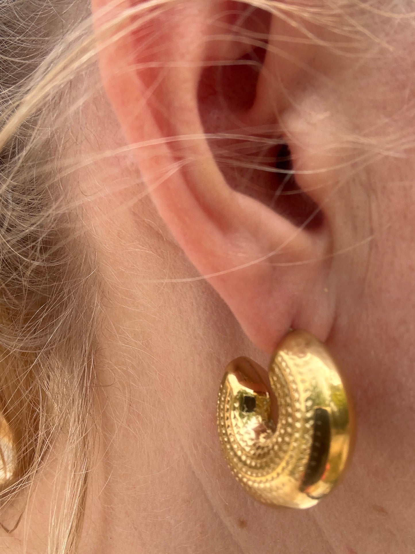 Boucles d’oreilles Golden Waves 🌊✨