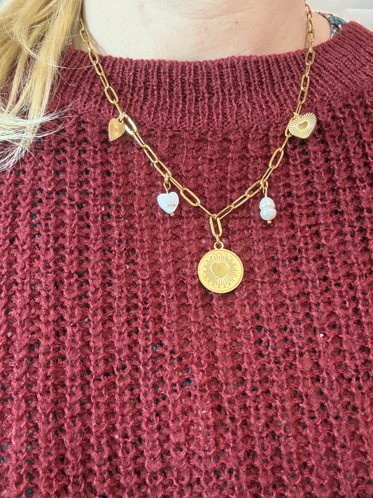 Collier talisman cœur – Collection Pour Toi