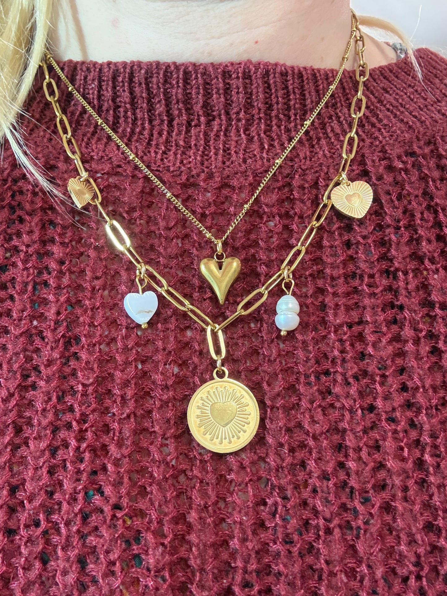 Collier talisman cœur – Collection Pour Toi