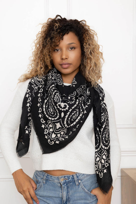 Grand foulard Bandana cosy