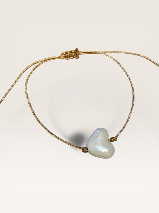 Bracelet Cœur en céramique