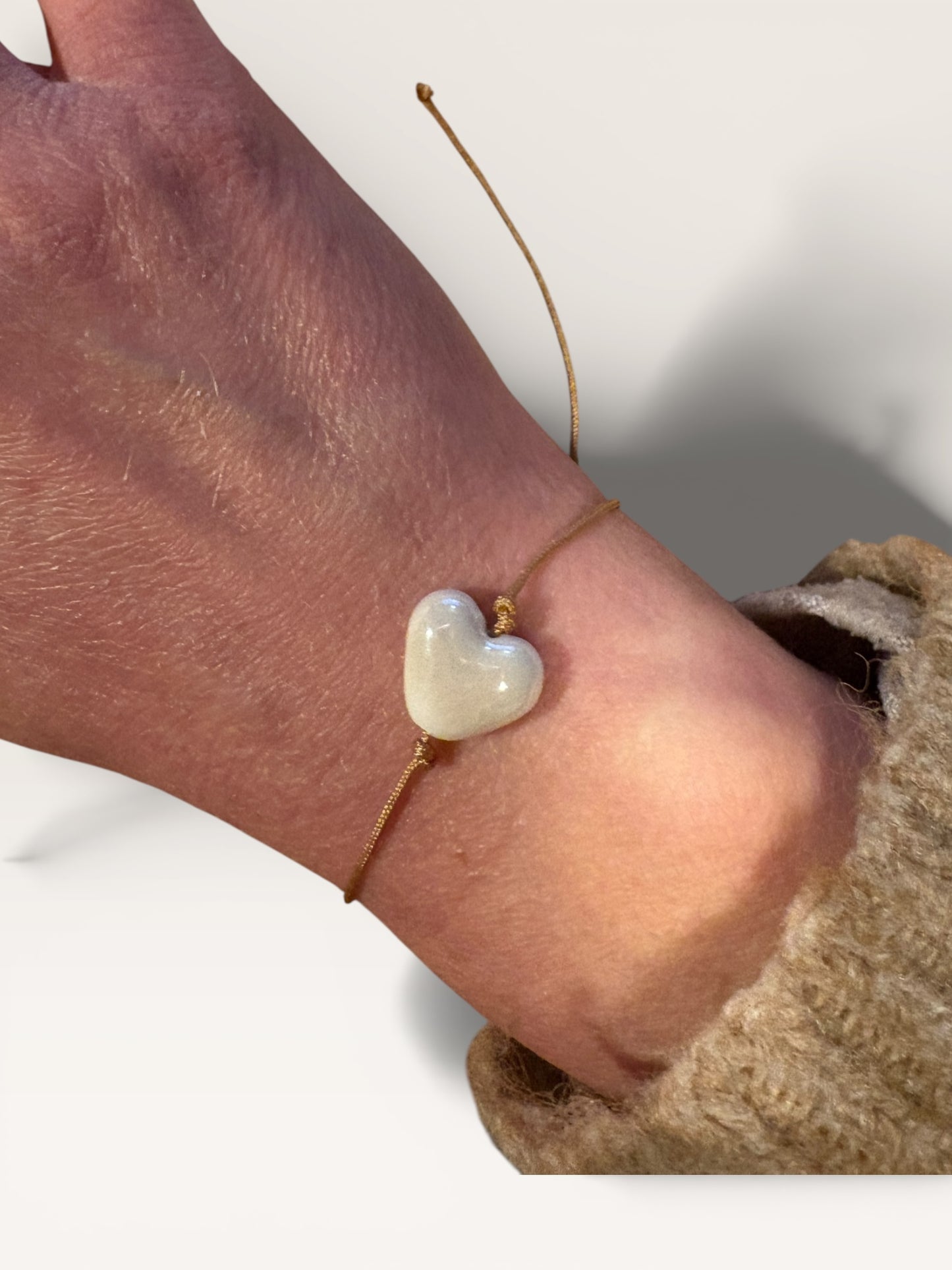 Bracelet Cœur en céramique