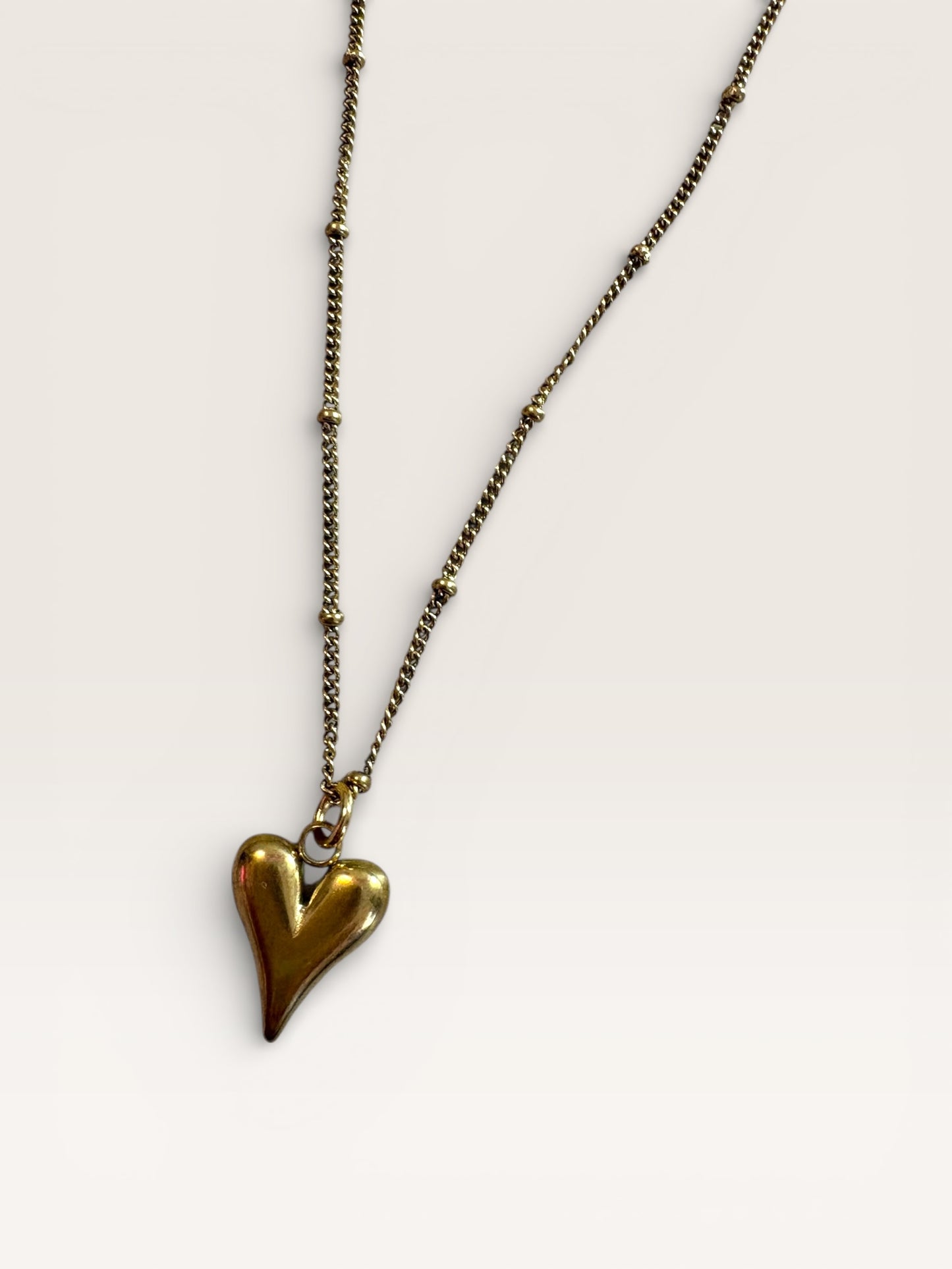 Collier cœur doré – Collection Pour Toi