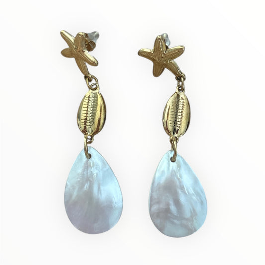 Boucles d’Oreilles “Oceana” - acier inoxydable