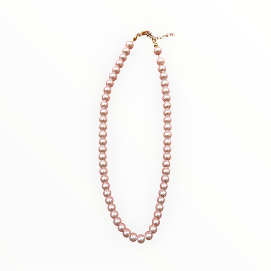 Collier de perles colorées en acier inoxydable By Maryon