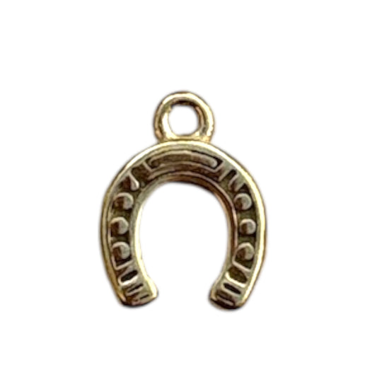 Charm Fer à Cheval doré en acier inoxydable – Porte-bonheur