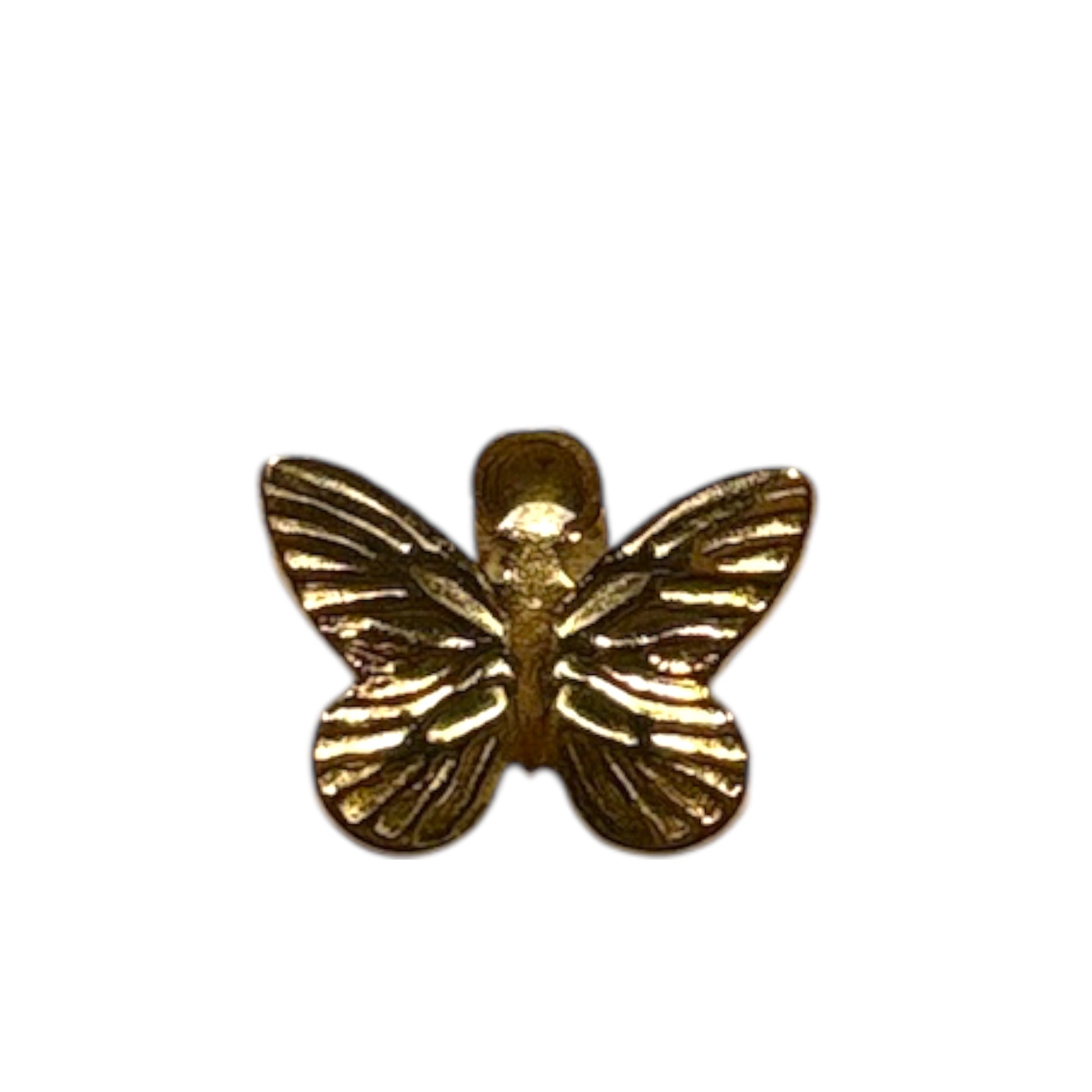 Charm papillon doré en acier inoxydable By Maryon